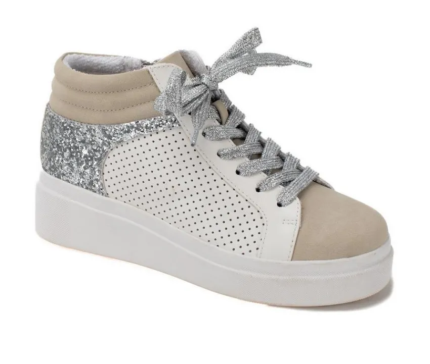 Women's Espaloma High Top Fashion Sneakers|Yellow Box