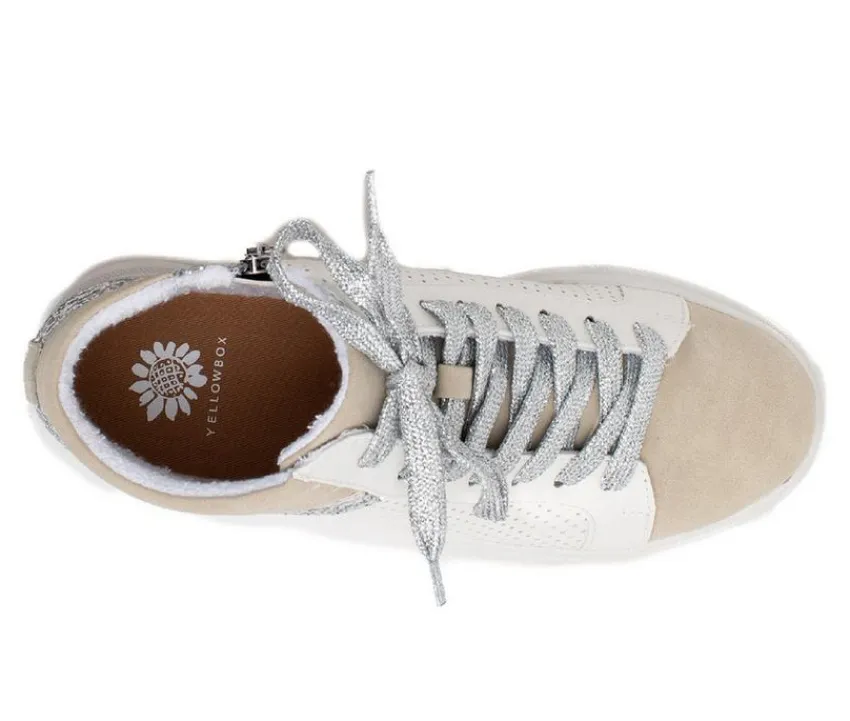 Women's Espaloma High Top Fashion Sneakers|Yellow Box