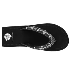 Women's Terell Wedge Flip-Flops|Yellow Box Outlet