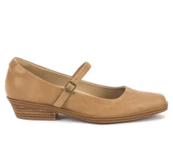 Women's Wilma Low Heeled Maryjanes|Yellow Box