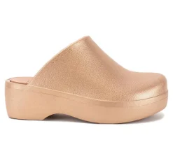 Women's Zippy Platform Clogs|Yellow Box Best