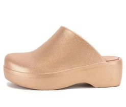 Women's Zippy Platform Clogs|Yellow Box Best