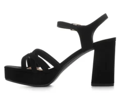 Women's Loona-S Block Heels|Y-Not Online